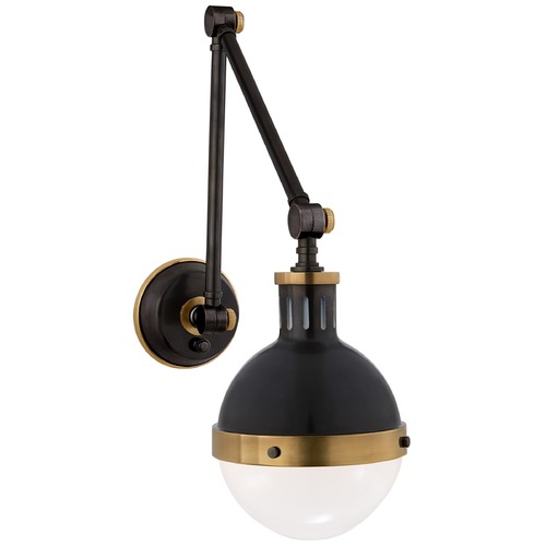 Thomas OBrien Hicks Library Light in Bronze & Brass by Visual Comfort Signature