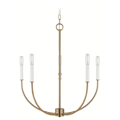 Visual Comfort Studio Collection Greenwich Satin Brass Chandelier