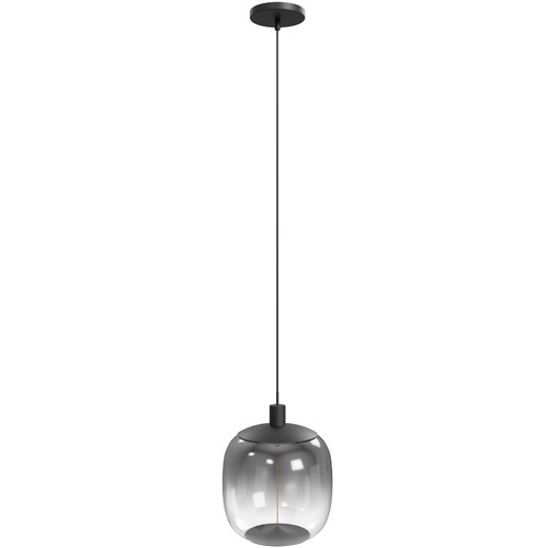 Monaco 9.80-Inch LED Mini Pendant in Black by Avenue Lighting