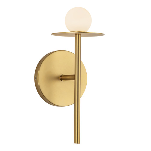 Kuzco Lighting Elixir Brushed Gold LED Sconce