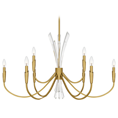Quoizel Lighting Cecily Brushed Gold Chandelier