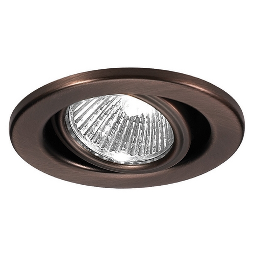 WAC Lighting 2.5-Inch Round Gimbal Ring Copper Bronze Recessed Trim by WAC Lighting HR-837-CB