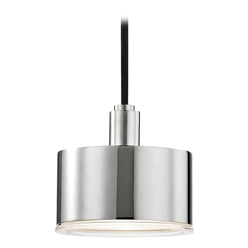 Nora LED Mini Pendant in Polished Nickel by Mitzi by Hudson Valley