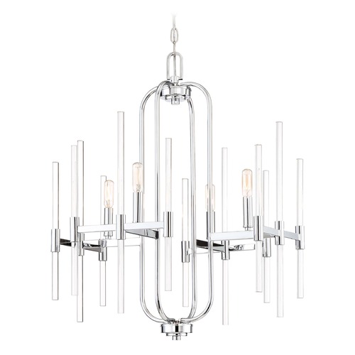 Minka Lavery Edison Bulb Chandelier Chrome 22-Inch by Minka Lavery 3094-77