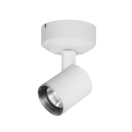 WAC Lighting Lucio White LED Monopoint Spot Light 2700K 515LM by WAC Lighting MO-6010A-827-WT