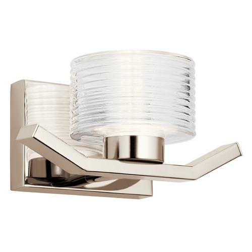 Kichler Lighting Lasus LED Polished Nickel Sconce by Kichler Lighting 44349PNLED