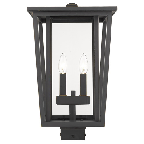 Z-Lite Seoul Oil Rubbed Bronze Post Light by Z-Lite 571PHBS-ORB