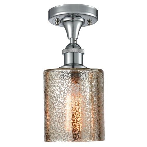 Innovations Lighting Cobbleskill Polished Chrome Semi-Flush Mount by Innovations Lighting 516-1C-PC-G116