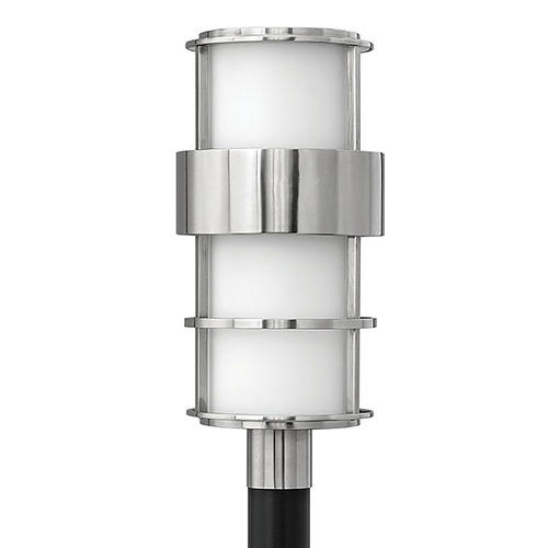 Saturn 12V Post Top Lantern in Stainless Steel by Hinkley Lighting