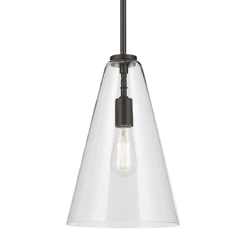 Kichler Lighting Kichler Lighting Everly Olde Bronze Pendant Light with Conical Shade 42199OZ