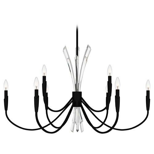 Quoizel Lighting Cecily Matte Black Chandelier