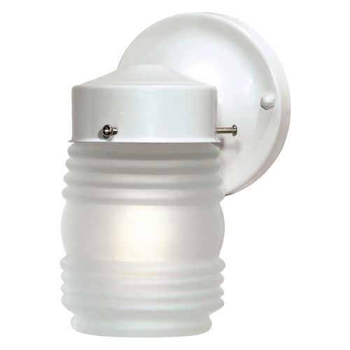 Gloss White Outdoor Wall Light by Nuvo Lighting