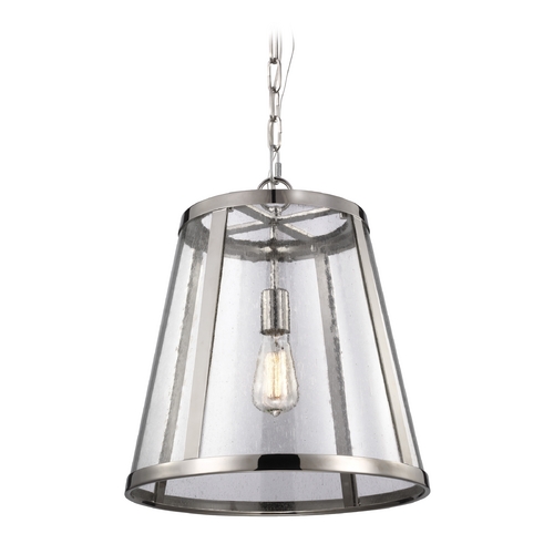 Harrow Pendant in Polished Nickel by Visual Comfort Studio