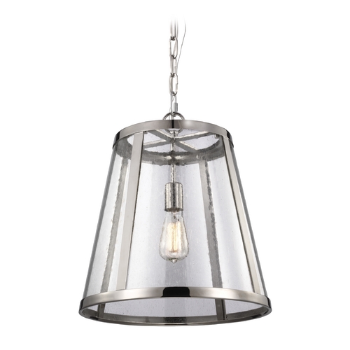 Visual Comfort Studio Collection Harrow Pendant in Polished Nickel by Visual Comfort Studio P1289PN