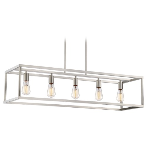 New Harbor Linear Light in Brushed Nickel by Quoizel Lighting