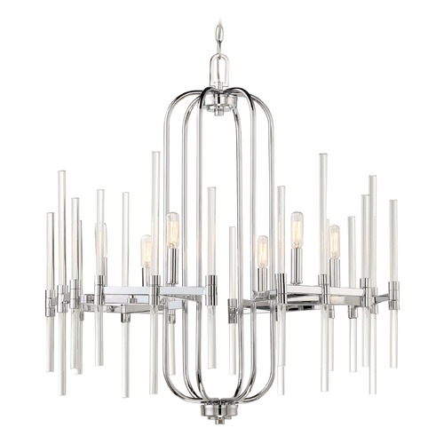 Minka Lavery Edison Bulb Chandelier Chrome 26-Inch by Minka Lavery 3097-77