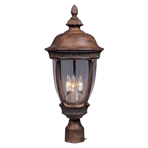 Knob Hill DC Sienna Post Light by Maxim Lighting