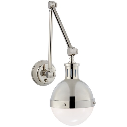 Thomas OBrien Hicks Library Light in Nickel by Visual Comfort Signature