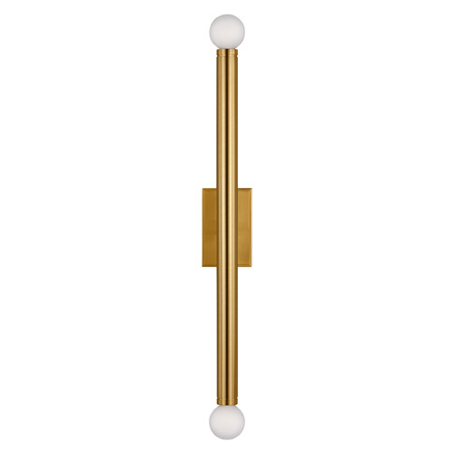 Visual Comfort Studio Collection Thomas O'brien Beckham Modern Burnished Brass Sconce
