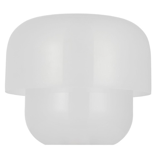 Bolete Small Table Lamp in Seeded Cream by Visual Comfort Modern