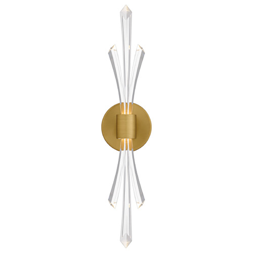 Quoizel Lighting Quoizel Lighting Cecily Brushed Gold LED Sconce CCY8805BRG