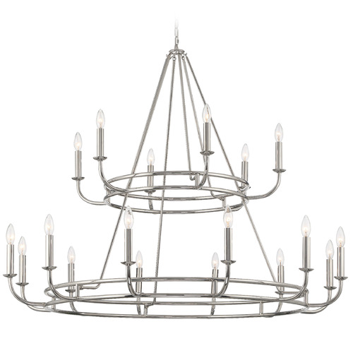 Crystorama Lighting Bailey Polished Nickel Chandelier