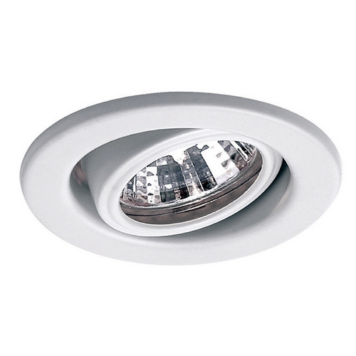 WAC Lighting 2.5-Inch Round Gimbal Ring White Recessed Trim by WAC Lighting HR-837-WT
