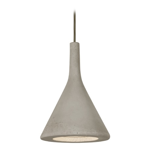 Besa Lighting Besa Lighting Gala Bronze LED Pendant with Tan Concrete Shade 1JT-GALATN-LED-BR