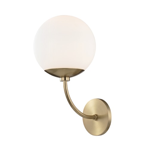 Mitzi by Hudson Valley Carrie Sconce in Brass by Mitzi by Hudson Valley H160101-AGB