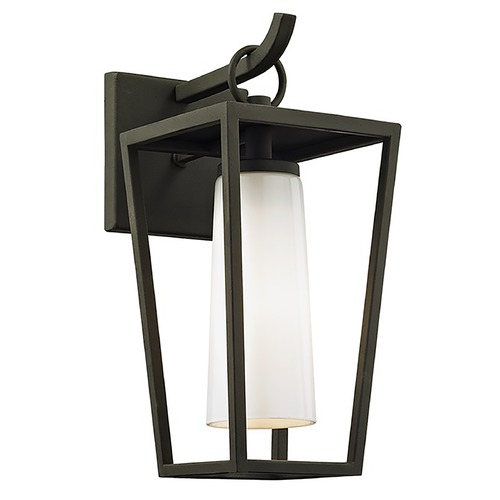 Troy Lighting Mission Beach Textured Black Outdoor Wall Light by Troy Lighting B6351