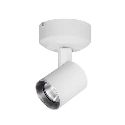 WAC Lighting Lucio White LED Monopoint Spot Light 3000K 555LM by WAC Lighting MO-6010A-830-WT