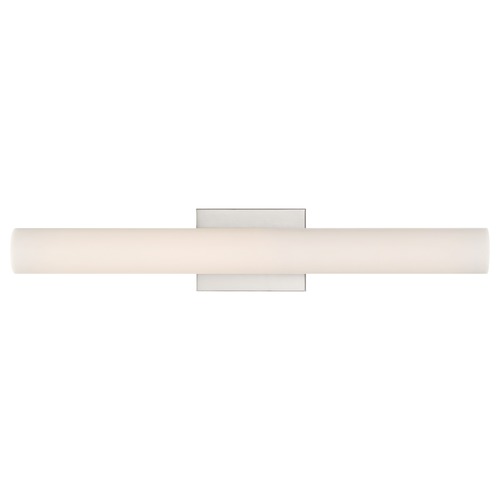 Bend Brushed Nickel LED Vertical Bathroom Light by Nuvo Lighting