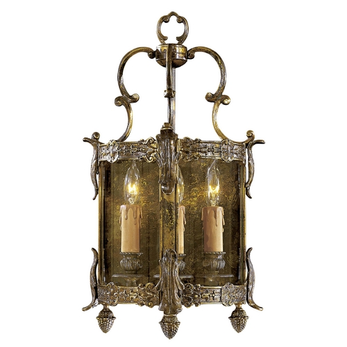 Sconce Wall Light with Clear Glass in Antique Bronze Patina by Metropolitan Lighting