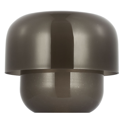 Bolete Small Table Lamp in Seeded Smoke by Visual Comfort Modern