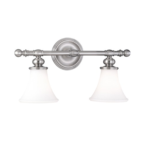 Hudson Valley Lighting Weston 2-Light Bath Light in Satin Nickel by Hudson Valley Lighting 4502-SN