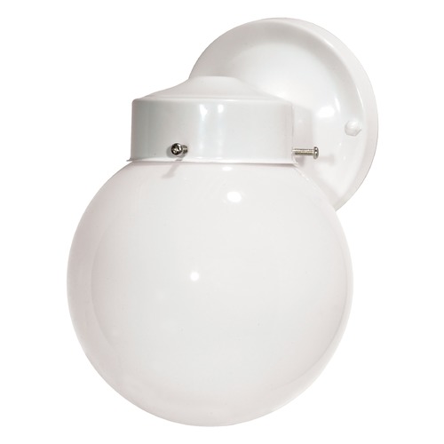 Nuvo Lighting Gloss White Outdoor Wall Light by Nuvo Lighting SF76/704