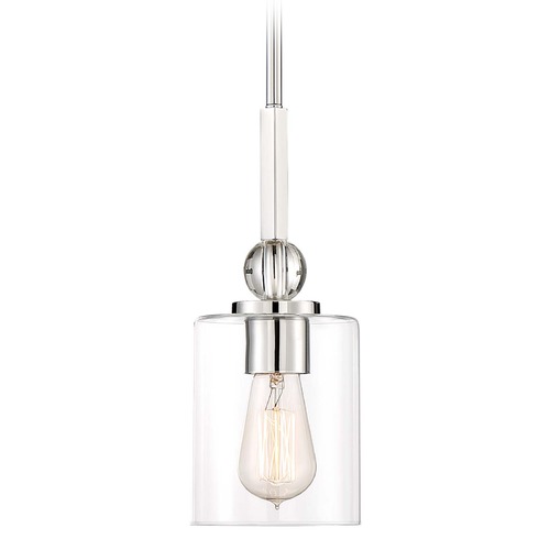 Edison Bulb Pendant Polished Nickel 5-Inch by Minka Lavery