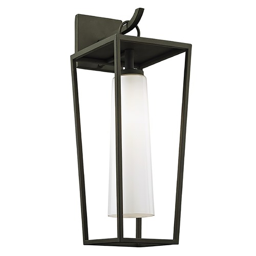 Troy Lighting Mission Beach Textured Black Outdoor Wall Light by Troy Lighting B6352