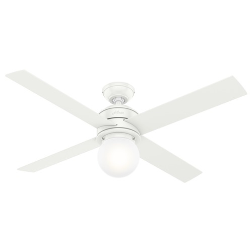 Hunter Fan Company Hepburn Matte White LED Ceiling Fan by Hunter Fan Company 50276