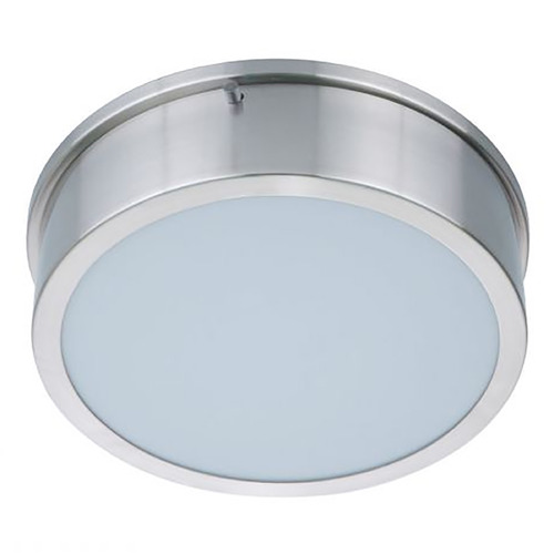 Fenn Brushed Polished Nickel LED Flush Mount by Craftmade Lighting