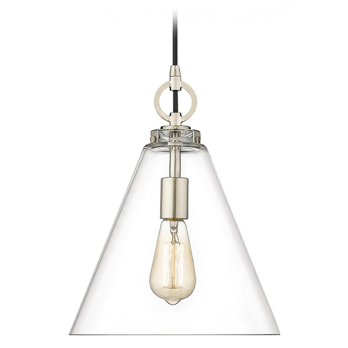Harper Brushed Nickel Pendant by Z-Lite