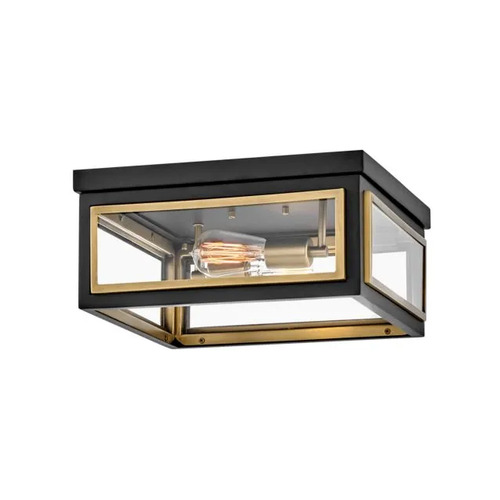 Shaw 14-Inch Indoor Flush Mount in Black by Hinkley Lighting