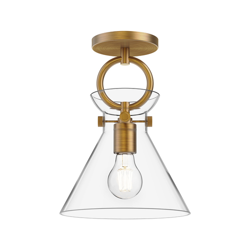 Alora Lighting Alora Lighting Emerson Aged Gold Semi-Flushmount Light SF412509AGCL