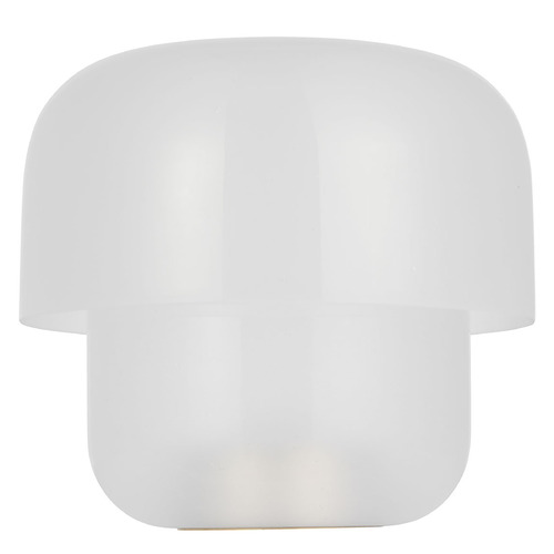 Bolete Accent Table Lamp in Seeded Cream by Visual Comfort Modern