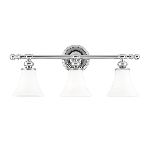 Hudson Valley Lighting Weston 3-Light Bath Light in Polished Nickel by Hudson Valley Lighting 4503-PN