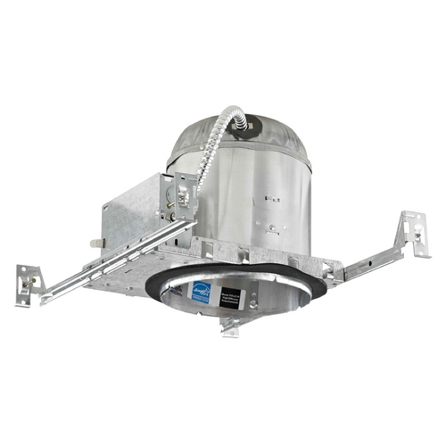 6-Inch New Construction GU24 Recessed Can Light IC & Airtight Flat Ceiling