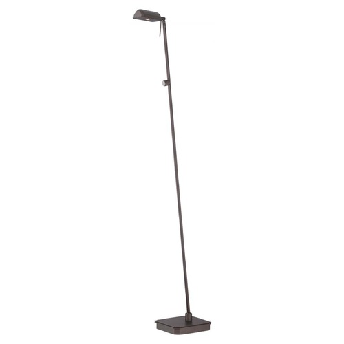 George Kovacs Lighting George's Reading Room LED Floor Lamp in Copper Bronze Patina by George Kovacs P4344-647