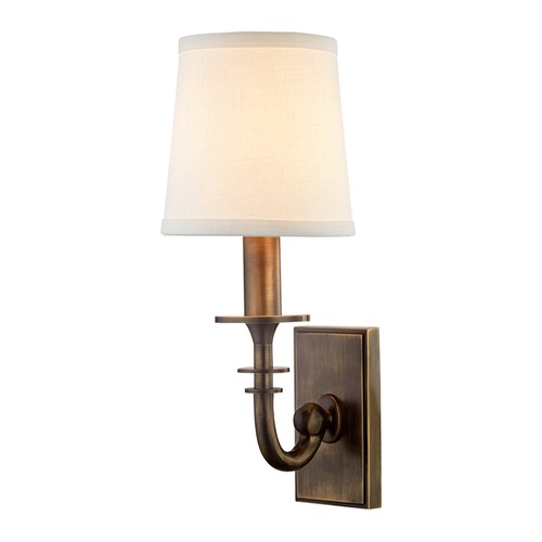 Carroll Distressed Bronze Sconce by Hudson Valley Lighting