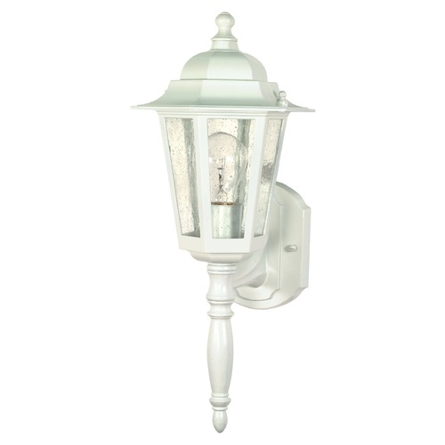 Nuvo Lighting Nuvo Lighting Central Park White Outdoor Wall Light 60/3470