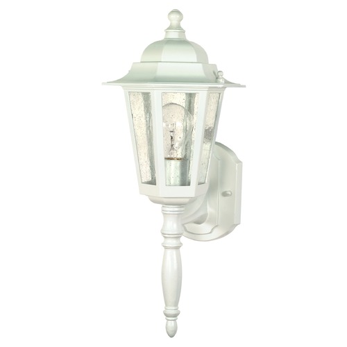 Nuvo Lighting Central Park White Outdoor Wall Light by Nuvo Lighting 60/3470